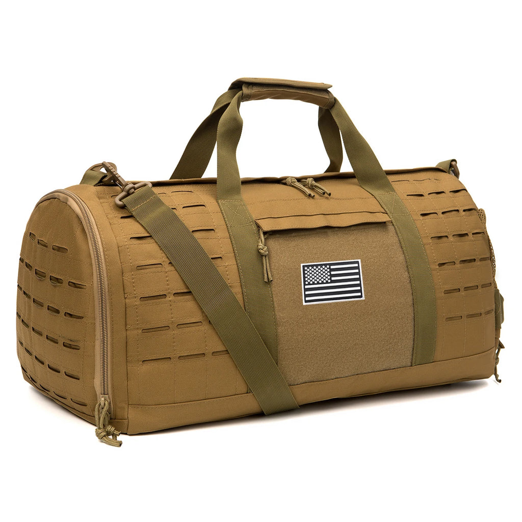 40L tactical bag for Men and Women Tactical Travel backpack Fitness Training Bag With Shoe Basketball Outdoor Weekender Bags