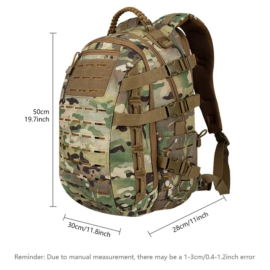 Tactical Hunting Backpack for Mountaineering, Hiking and Outdoor Activities, Camouflage Style. Hunt  Bag Accessories